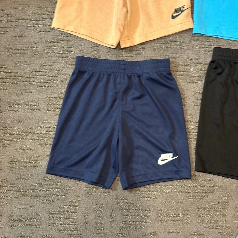 Nike Boys Shorts Size 6 Dri-FIT Club Fleece Lot of 4 Athletic Casual Swoosh Logo